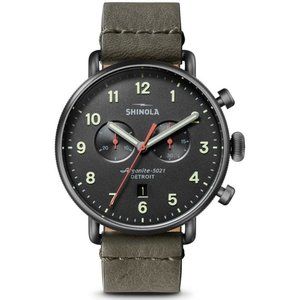 Shinola Canfield Chrono 43mm Gunmetal Bl